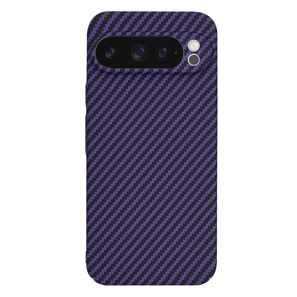 Puzdro pre Google Pixel 9 Pro, Techsuit, Carbonite FiberShell, Fialové