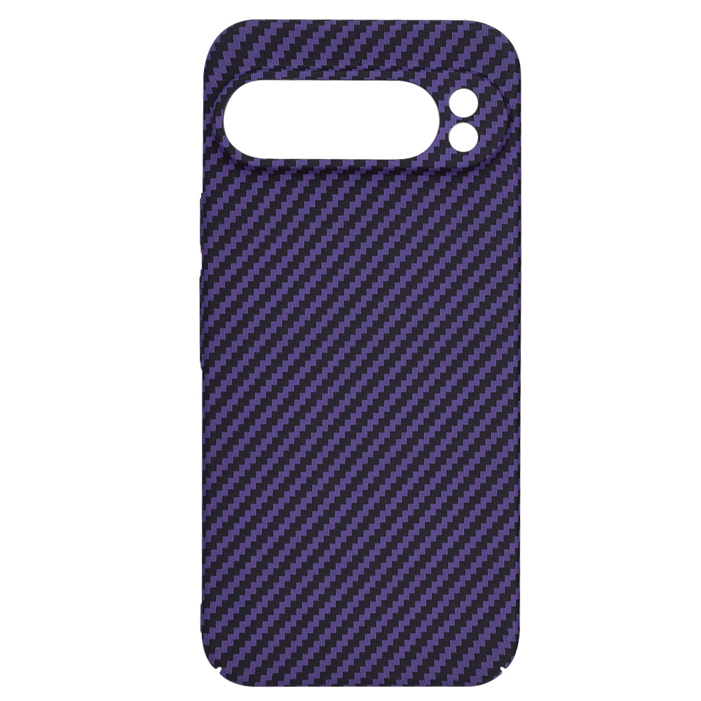 Puzdro pre Google Pixel 9 Pro, Techsuit, Carbonite FiberShell, Fialové