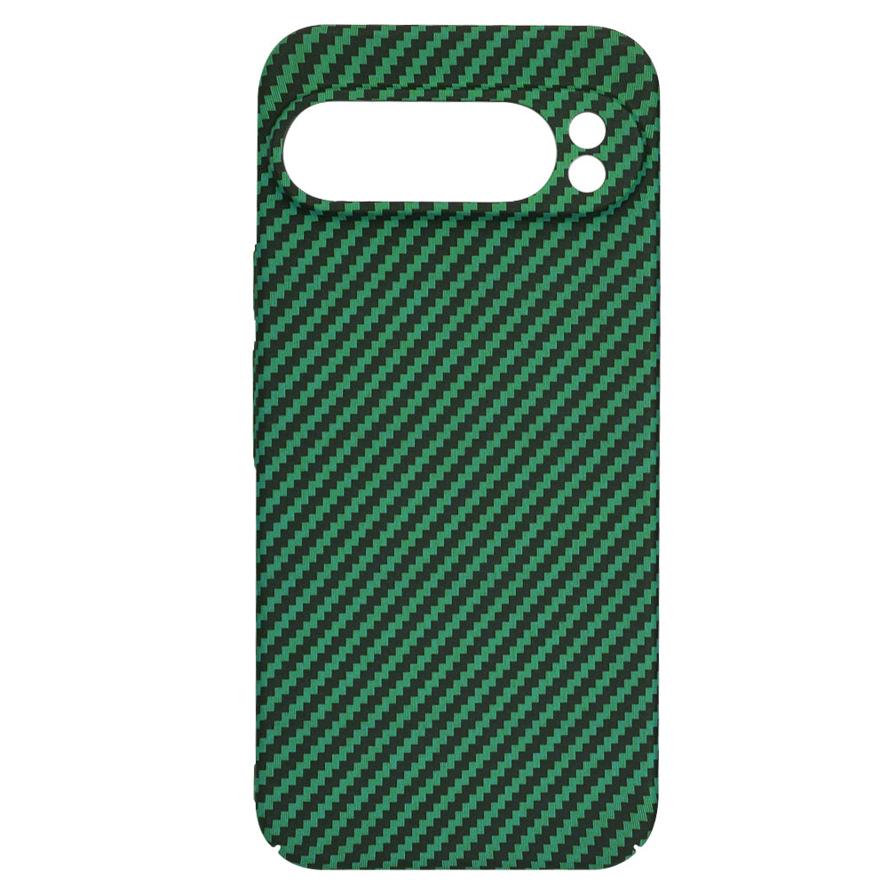 Puzdro pre Google Pixel 9 Pro, Techsuit, Carbonite FiberShell, Zelené