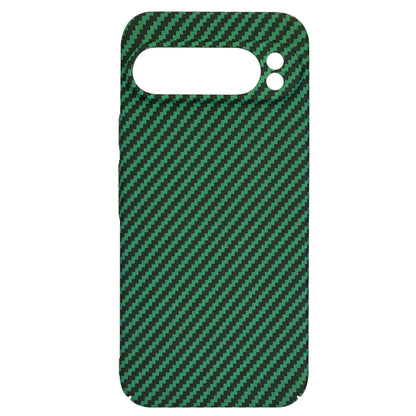 Puzdro pre Google Pixel 9 Pro, Techsuit, Carbonite FiberShell, Zelené