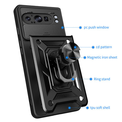 Puzdro pre Google Pixel 9 Pro XL, Techsuit, CamShield, Čierne