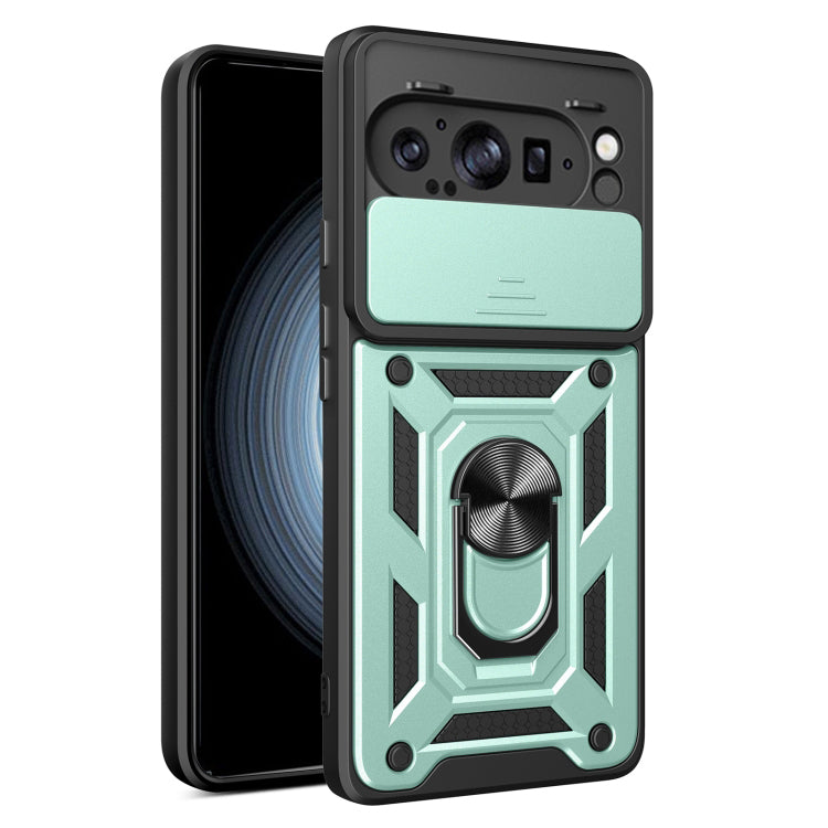 Puzdro pre Google Pixel 9 Pro XL, Techsuit, CamShield, Zelené