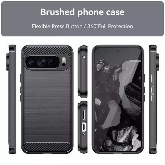 Obal na Google Pixel 9 Pro XL, Techsuit, Karbón, Modrý