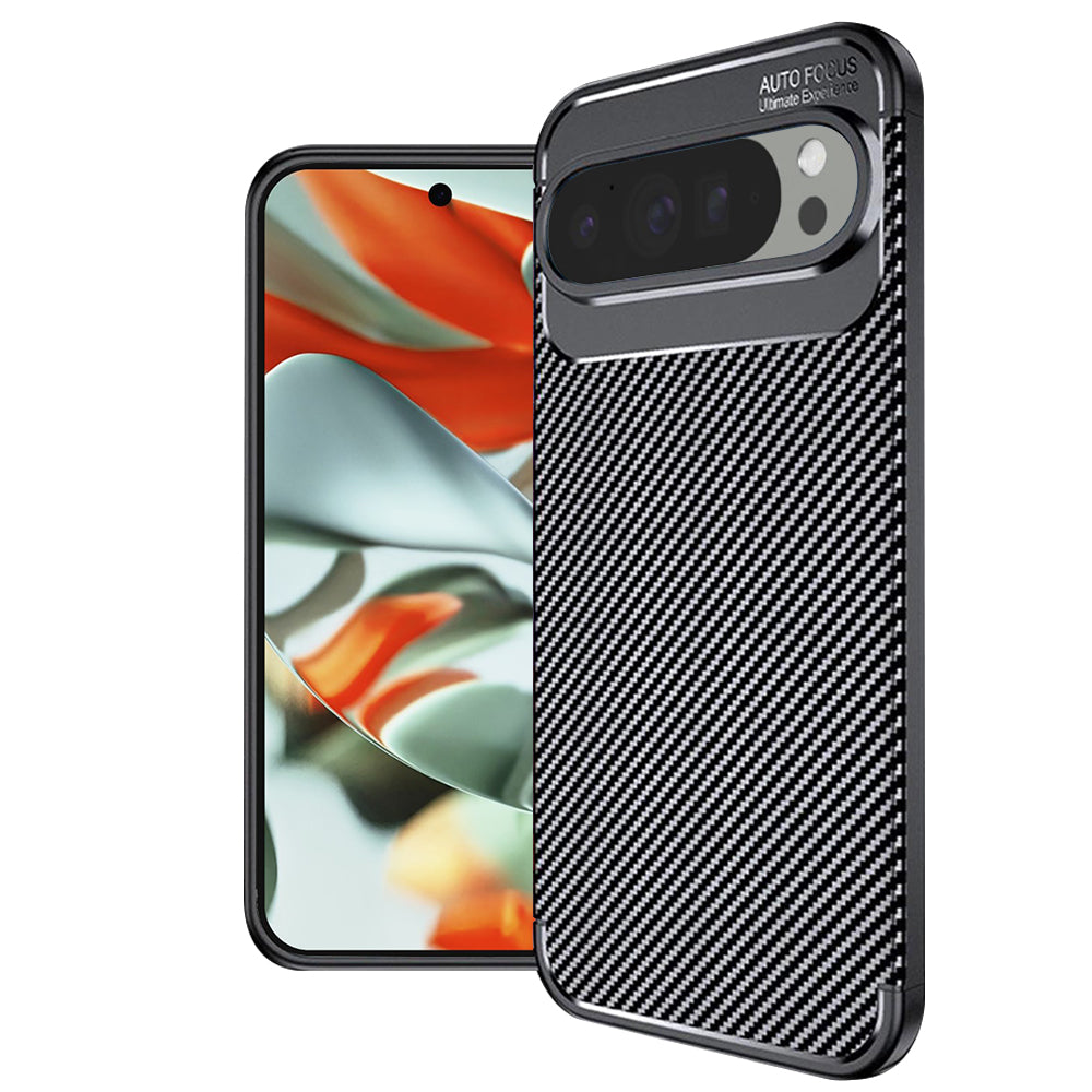 Obal na Google Pixel 9 Pro XL, Techsuit, CarbonFiber, čierny