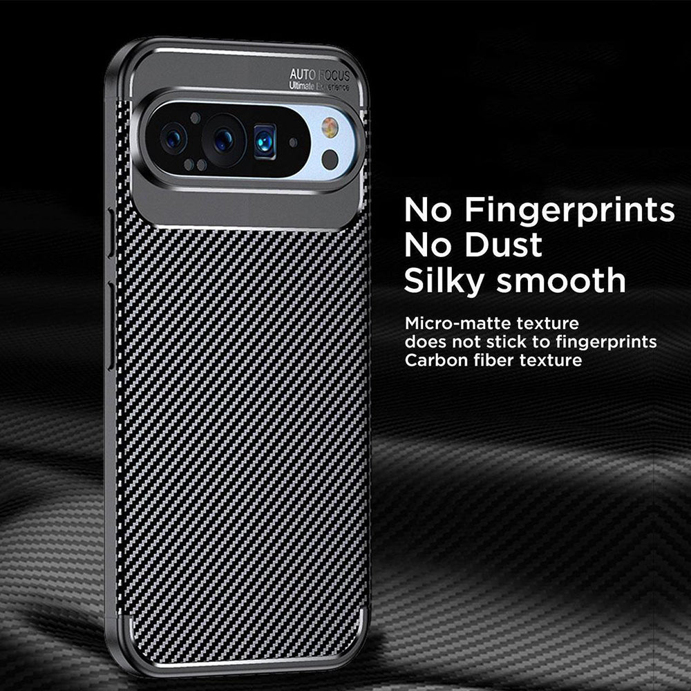 Obal na Google Pixel 9 Pro XL, Techsuit, CarbonFiber, čierny