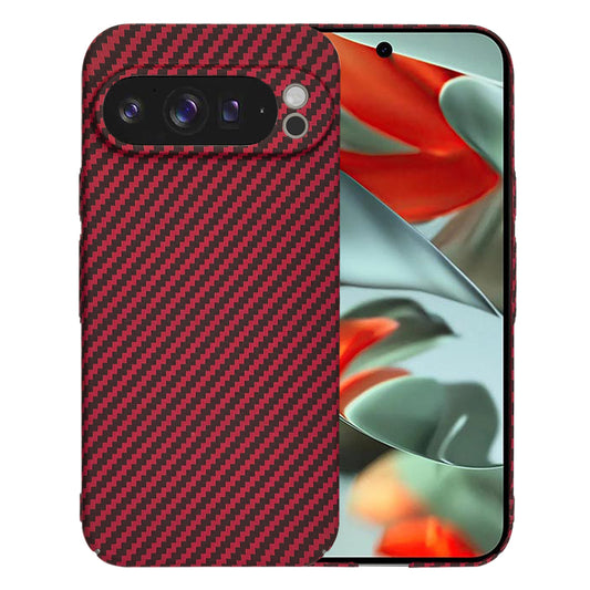 Puzdro pre Google Pixel 9 Pro XL, Techsuit, Carbonite FiberShell, Červené
