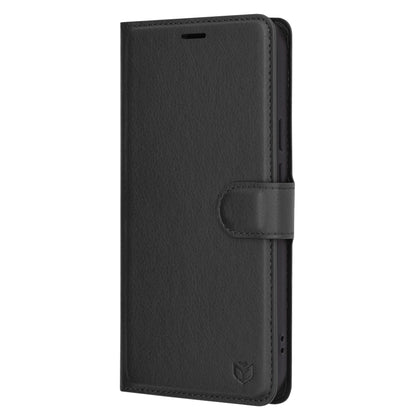 Obal na Google Pixel 9 Pro XL, Techsuit, kožené folio, čierny