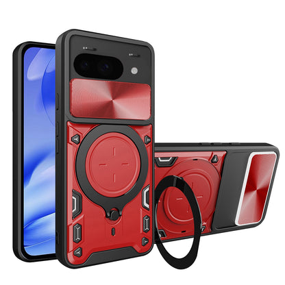 Puzdro pre Google Pixel 9a, Techsuit, CamGuard Pro, červené