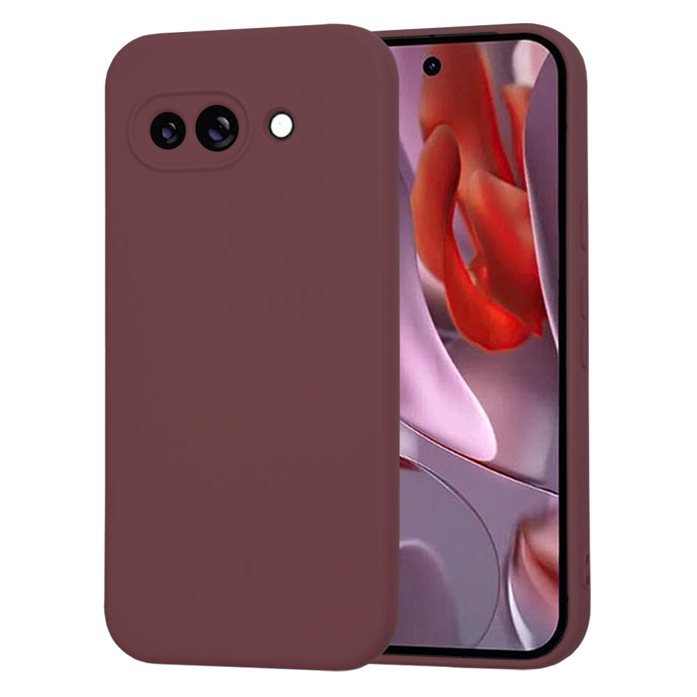 Obal na Google Pixel 9a, Techsuit, SoftFlex, vínový