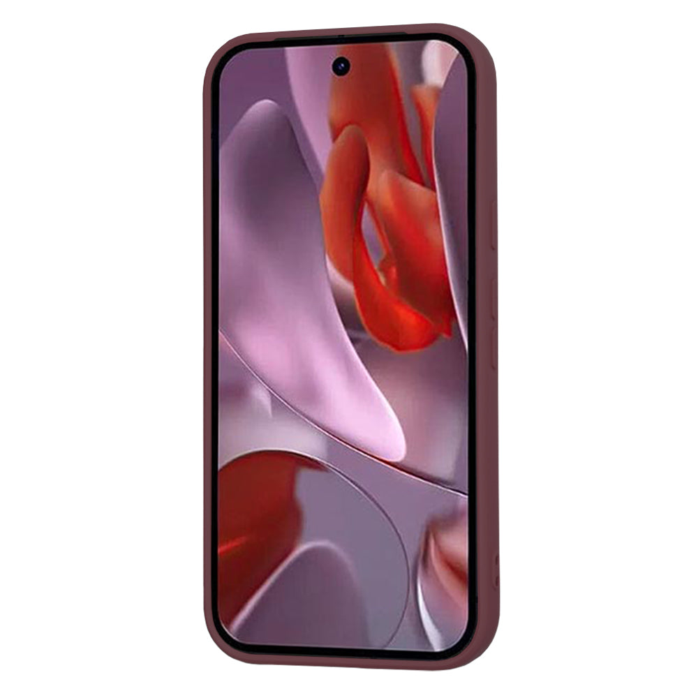 Obal na Google Pixel 9a, Techsuit, SoftFlex, vínový