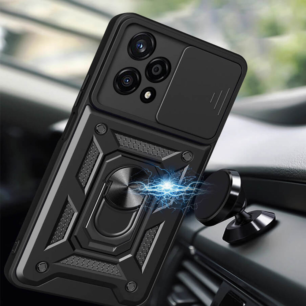 Case for Honor 200 Lite, Techsuit, CamShield, Black