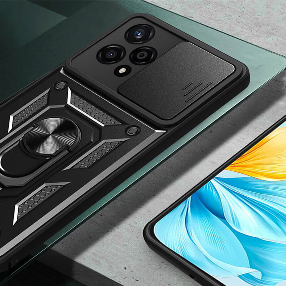 Case for Honor 200 Lite, Techsuit, CamShield, Black