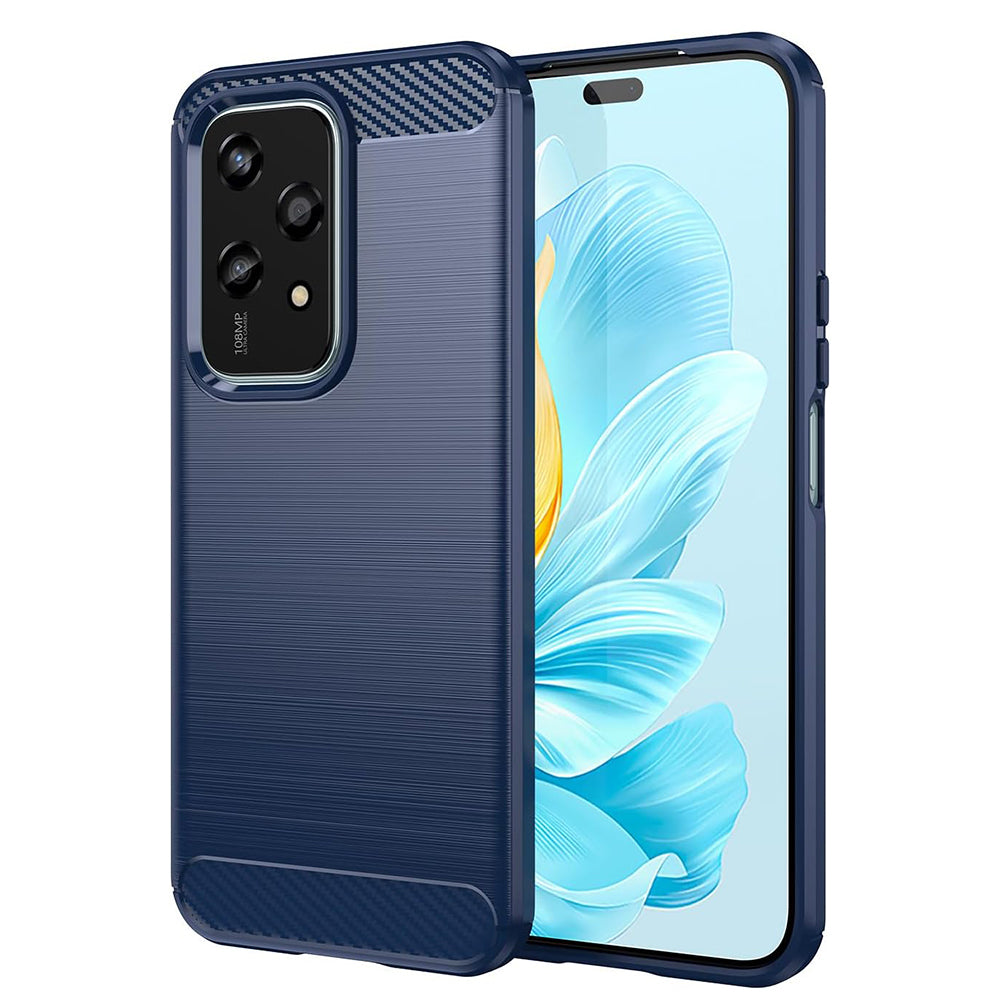 Obal na Honor 200 Lite, Techsuit, Karbón, Modrý