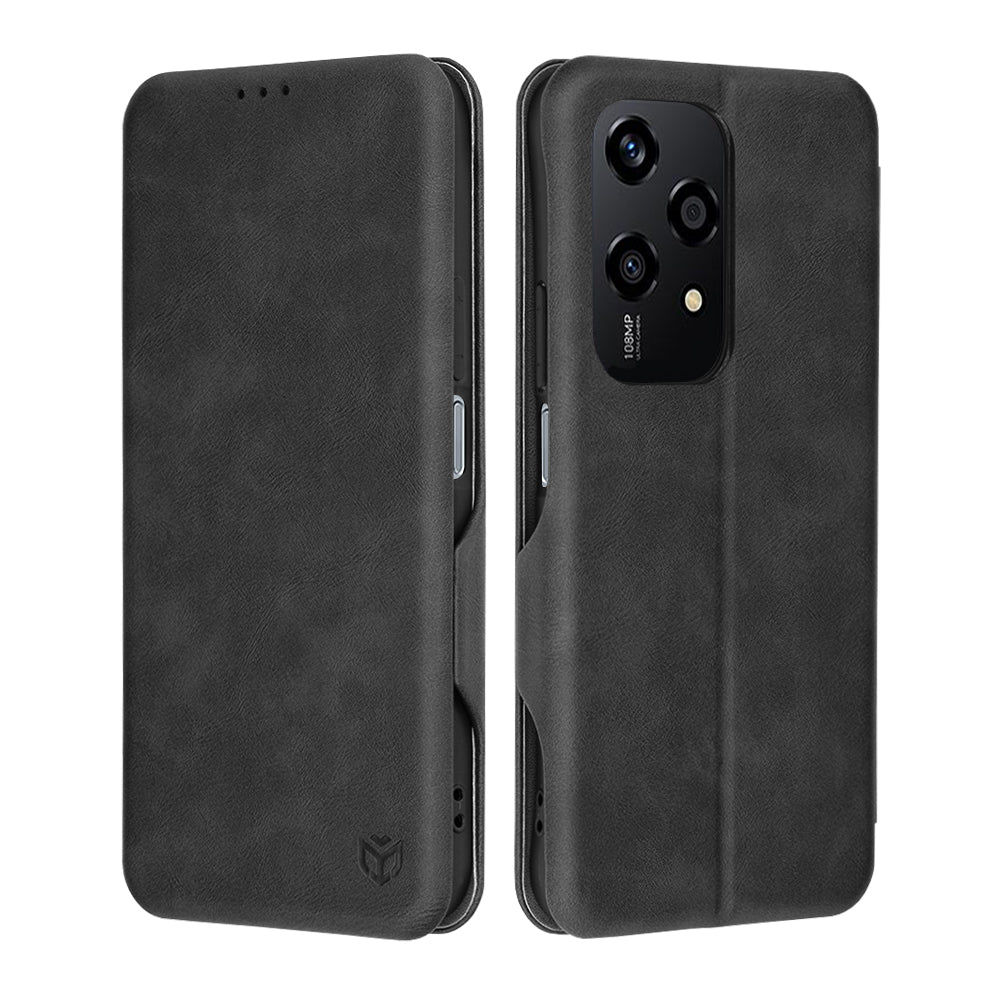 Puzdro pre Honor 200 Lite, Techsuit, Safe Wallet Plus, Čierne