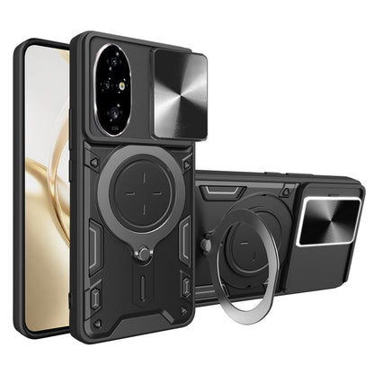 Puzdro na Honor 200 Pro, Techsuit, CamGuard Pro, čierne
