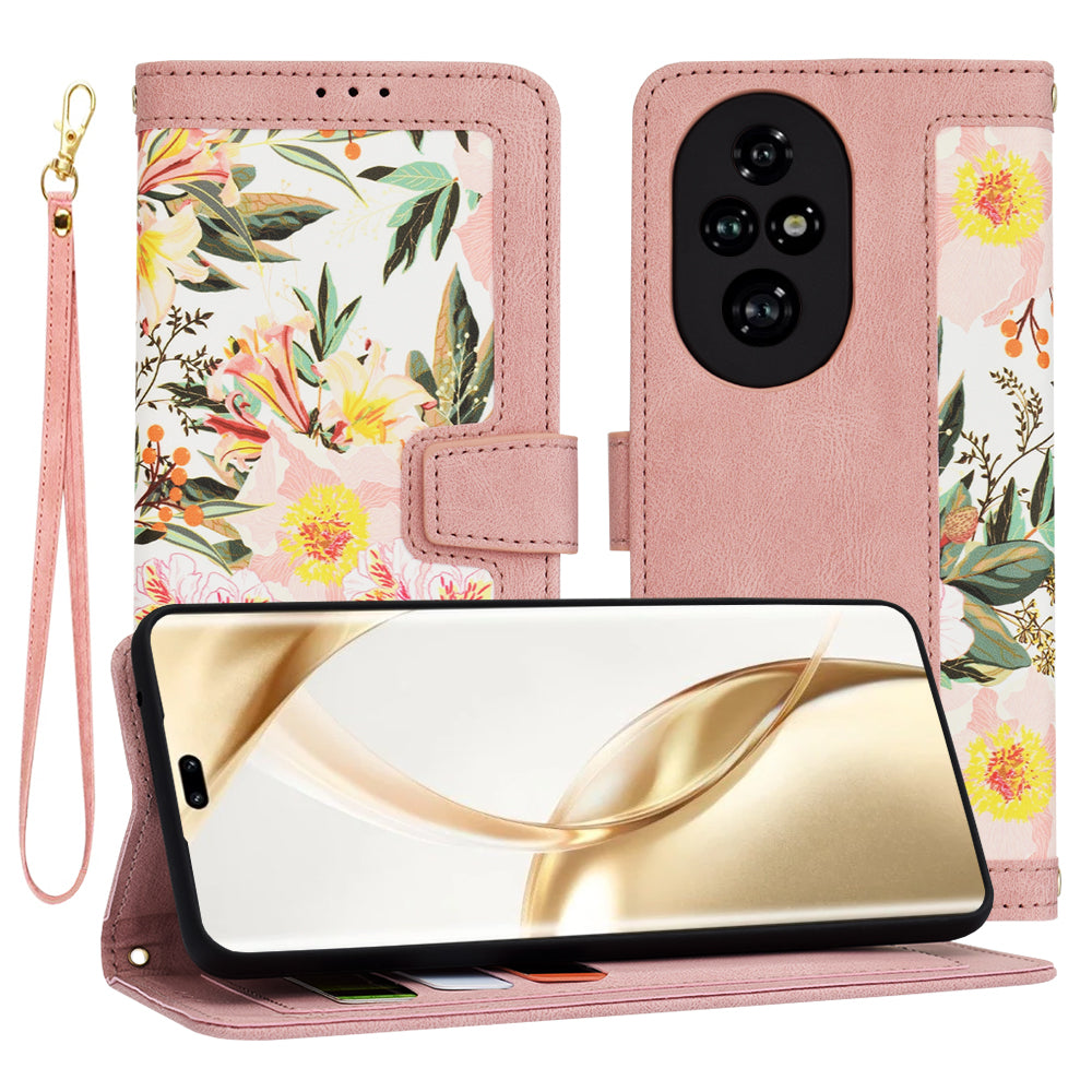 Case for Honor 200 Pro, Techsuit, FlipCraft, Pink