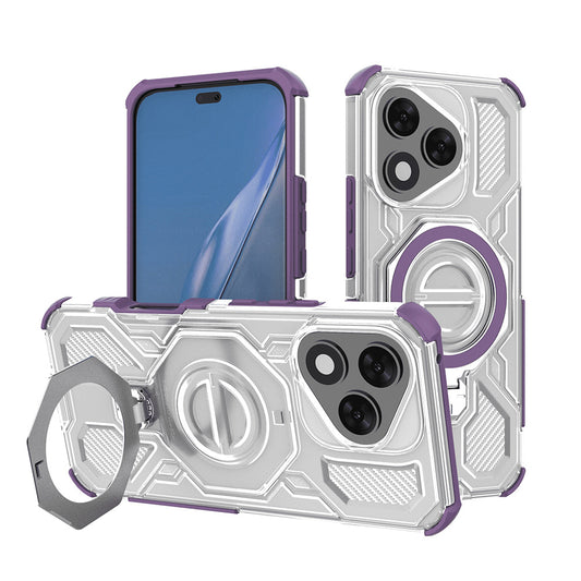 Puzdro pre Honor 400 Lite, Techsuit, Carbon Shield Pro, fialové