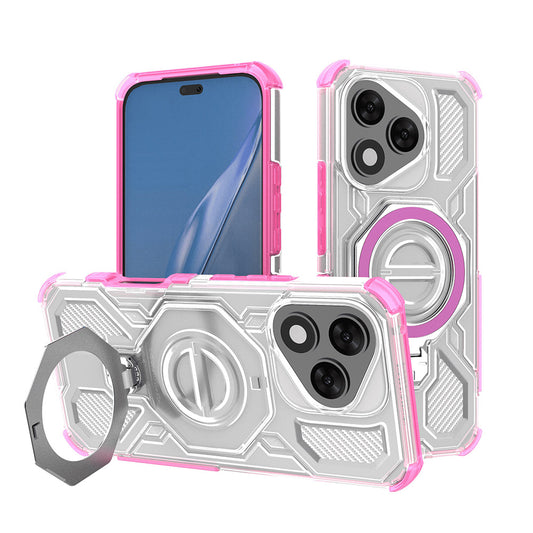 Puzdro pre Honor 400 Lite, Techsuit, Carbon Shield Pro, Ružové