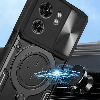Puzdro na Honor 400 Lite, Techsuit, CamGuard Pro, fialové