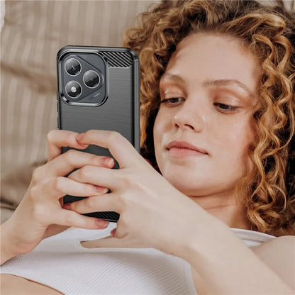 Puzdro pre Honor 400 Lite, Techsuit, Karbón, Čierne