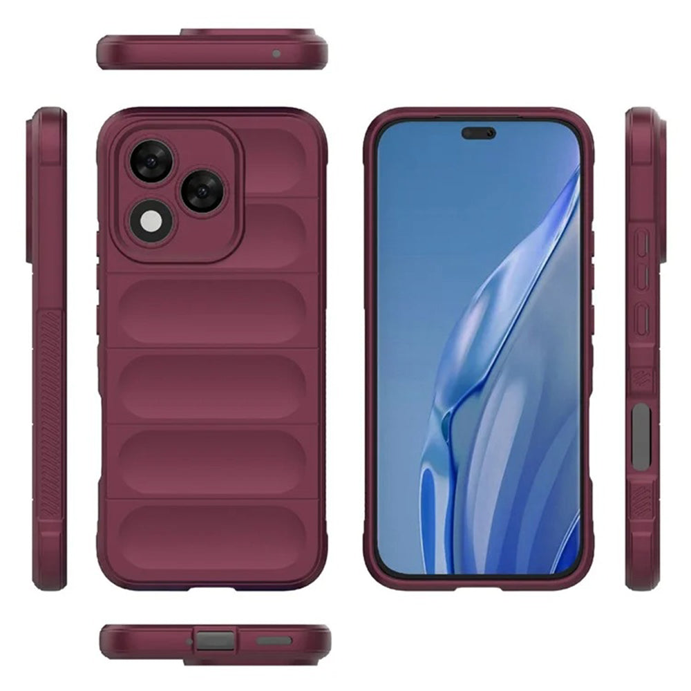 Obal na Honor 400 Lite, Techsuit, Magic Shield, vínový