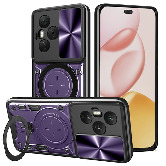 Puzdro na Honor 400 Pro, Techsuit, CamGuard Pro, fialové