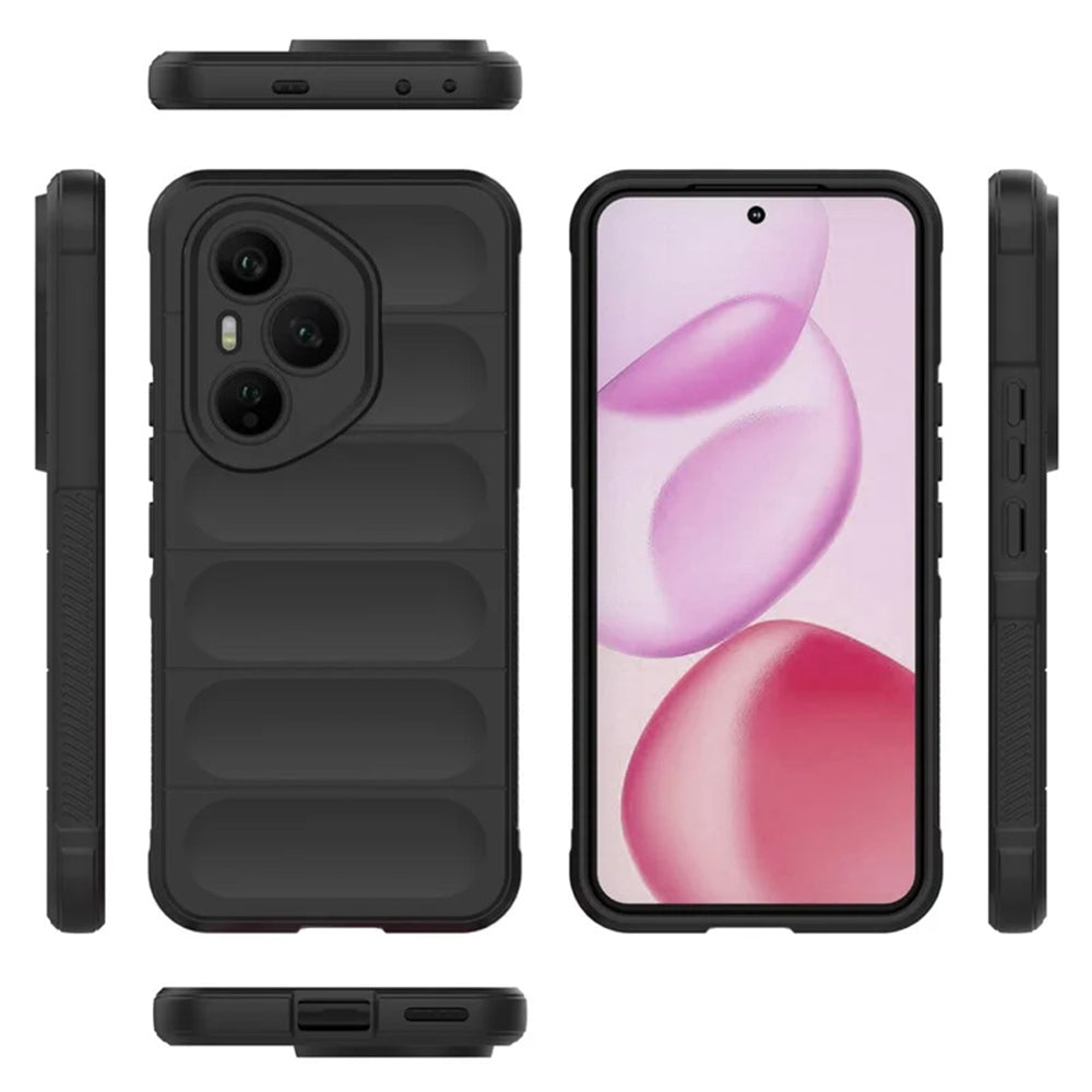 Puzdro pre Honor 400 Pro, Techsuit, Magic Shield, Čierne