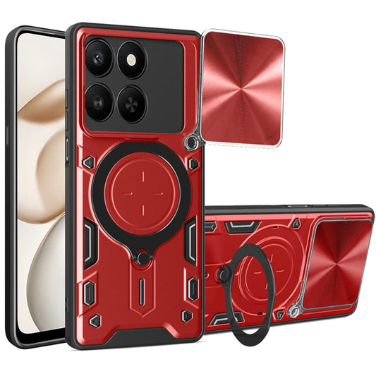 Puzdro pre Honor 400 Smart 4G / X7d 4G / 400 Smart 5G, Techsuit, CamGuard Pro, Ružové