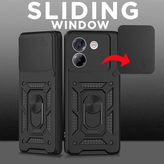 Puzdro pre Honor 400 Smart 4G / X7d 4G / 400 Smart 5G, Techsuit, CamShield, Zelené