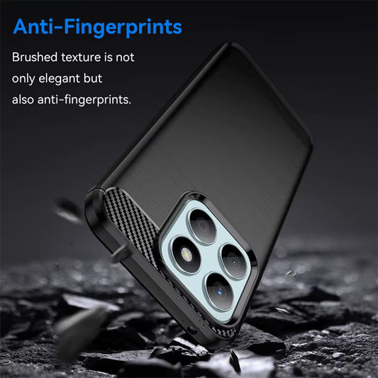 Puzdro pre Honor 400 Smart 4G / X7d 4G / 400 Smart 5G, Techsuit, Carbon, Čierne