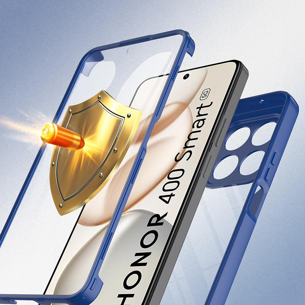 Puzdro pre Honor 400 Smart 4G / X7d 4G / 400 Smart 5G, Techsuit, ColorVerse 360, Modrá