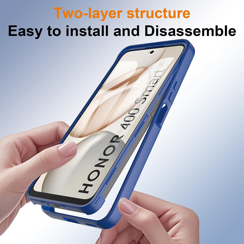 Puzdro pre Honor 400 Smart 4G / X7d 4G / 400 Smart 5G, Techsuit, ColorVerse 360, Modrá