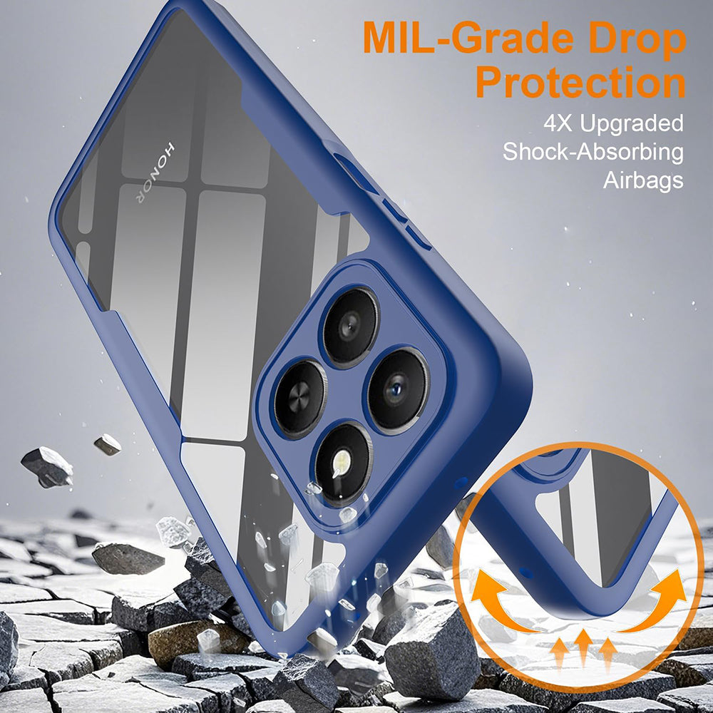 Puzdro pre Honor 400 Smart 4G / X7d 4G / 400 Smart 5G, Techsuit, ColorVerse 360, Modrá