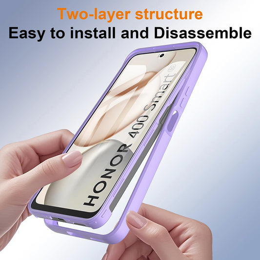 Puzdro pre Honor 400 Smart 4G / X7d 4G / 400 Smart 5G, Techsuit, ColorVerse 360, Fialové