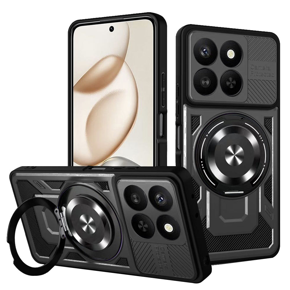 Puzdro pre Honor 400 Smart 4G / X7d 4G / 400 Smart 5G, Techsuit, RuggedCam, Čierne