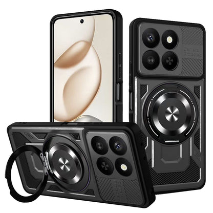 Puzdro pre Honor 400 Smart 4G / X7d 4G / 400 Smart 5G, Techsuit, RuggedCam, Čierne