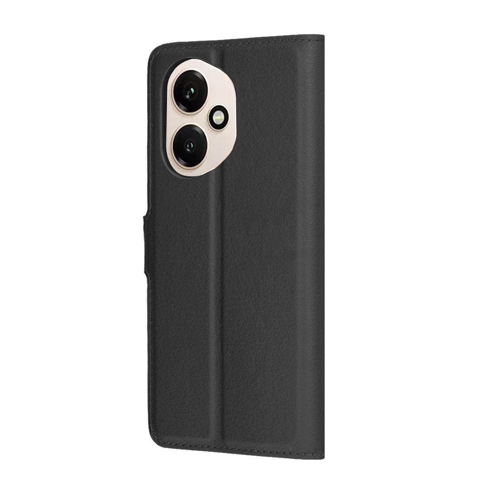 Puzdro na Honor 400, Techsuit, kožené folio, čierne
