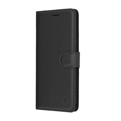 Puzdro na Honor 400, Techsuit, kožené folio, čierne