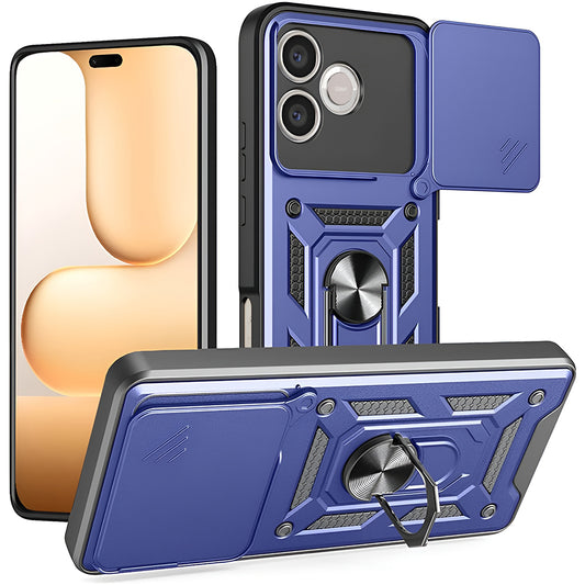 Puzdro pre Honor 600 Lite, Techsuit, CamShield, Modrá