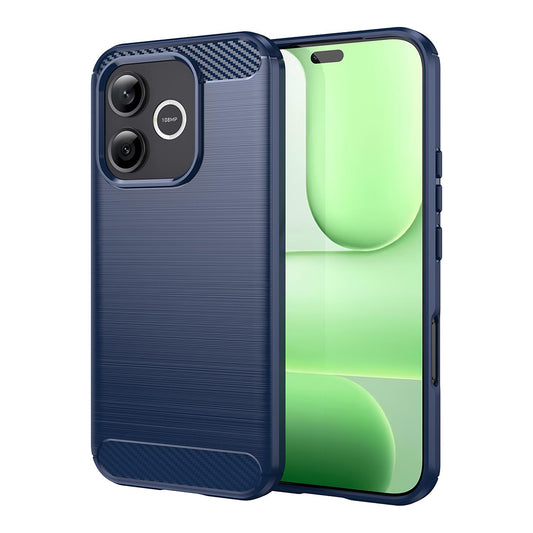 Puzdro pre Honor 600 Lite, Techsuit, Carbon, Modrá