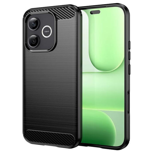 Puzdro pre Honor 600 Lite, Techsuit, Carbon, Čierne