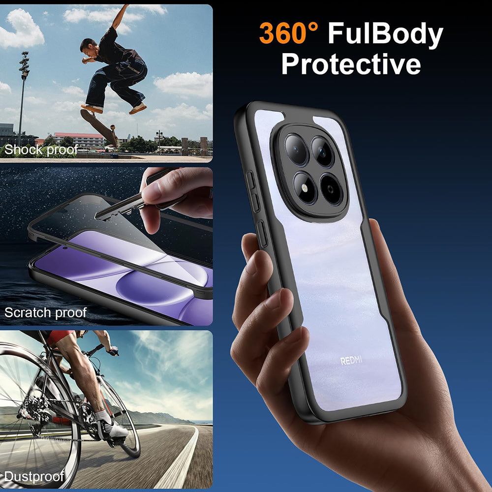 Puzdro pre Honor 600 Lite, Techsuit, ColorVerse 360, Čierne