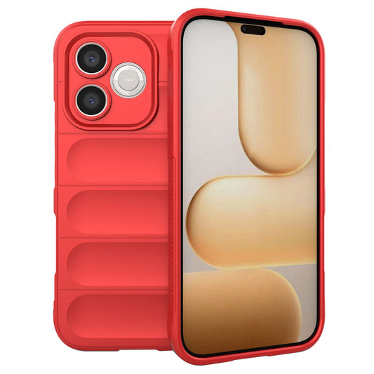 Puzdro na Honor 600 Lite, Techsuit, Magic Shield, červené