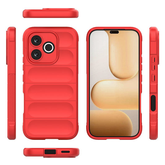 Puzdro na Honor 600 Lite, Techsuit, Magic Shield, červené