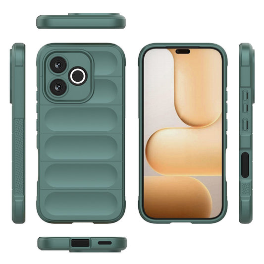 Puzdro na Honor 600 Lite, Techsuit, Magic Shield, Zelené