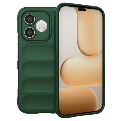 Puzdro na Honor 600 Lite, Techsuit, Magic Shield, Zelené
