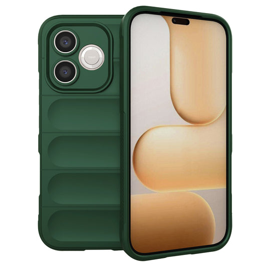 Puzdro na Honor 600 Lite, Techsuit, Magic Shield, Zelené