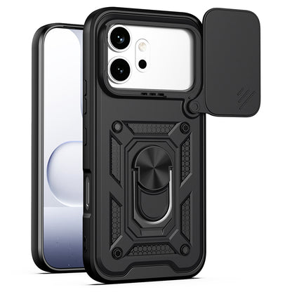 Puzdro pre Honor 600 Pro / 600, Techsuit, CamShield, Čierna