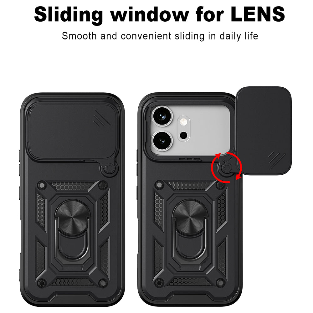 Puzdro pre Honor 600 Pro / 600, Techsuit, CamShield, Čierna