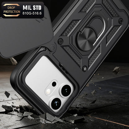 Puzdro pre Honor 600 Pro / 600, Techsuit, CamShield, Čierna
